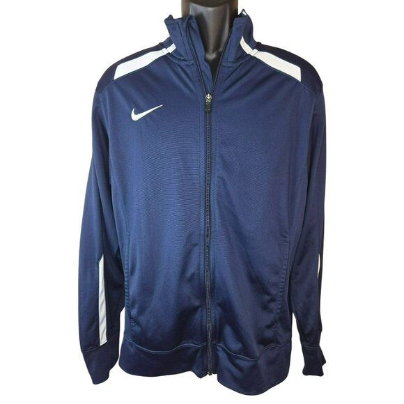 Nike Mens Blue Full-Zip Performance Track Jacket Small - Picture 2 of 8